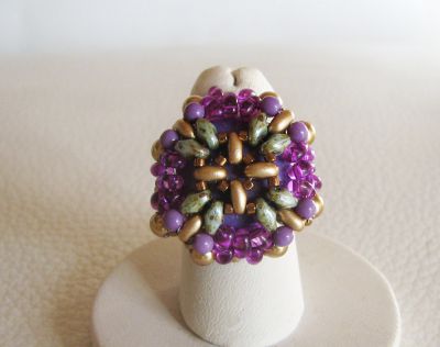 Bague en kit Cruciforme floral