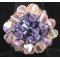 Bague en perle Adelaïde pensée (en Kit)
