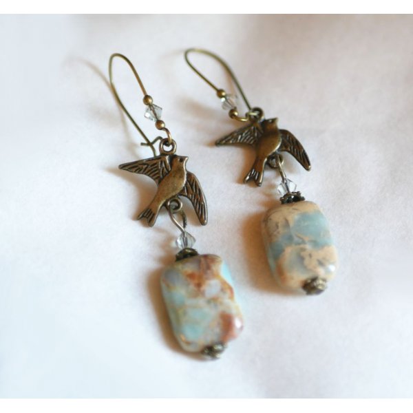 &oslash;reringe med sten og fugle