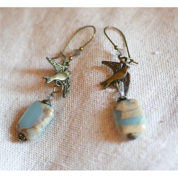 &oslash;reringe med sten og fugle