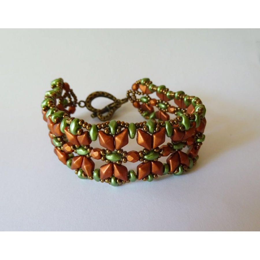 Bracelet Chevron Cuivre en kit