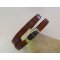 Bracelet cuir 2 tours fermoir ajustable