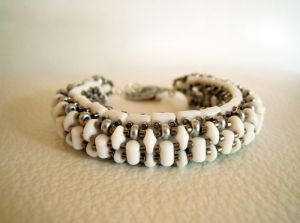 Bracelet Tendance 3D Blanc en kit