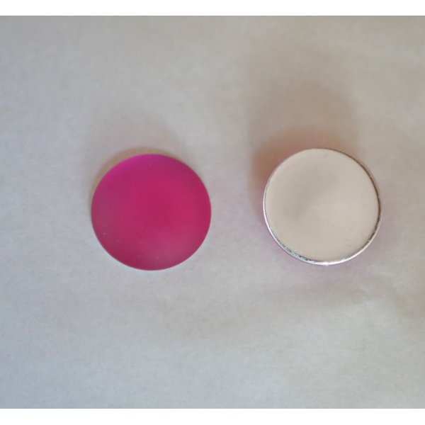 Cabochon Luna Soft pink fuchsia diameter 18mm