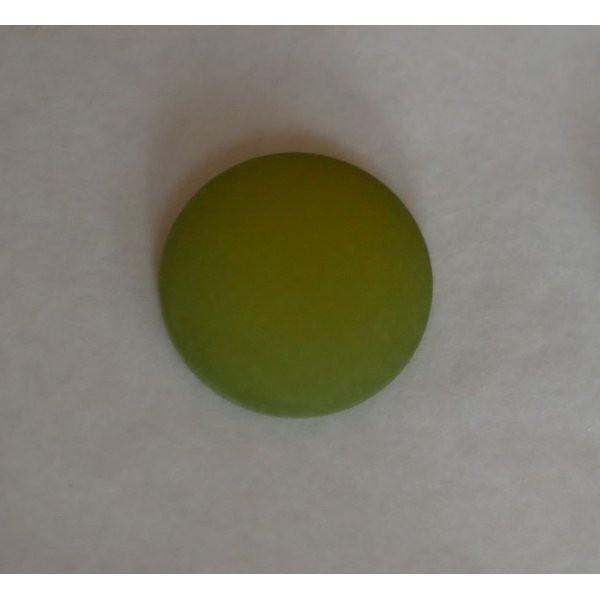 Polaris cabochon gr&oslash;n Olivine diameter 16mm