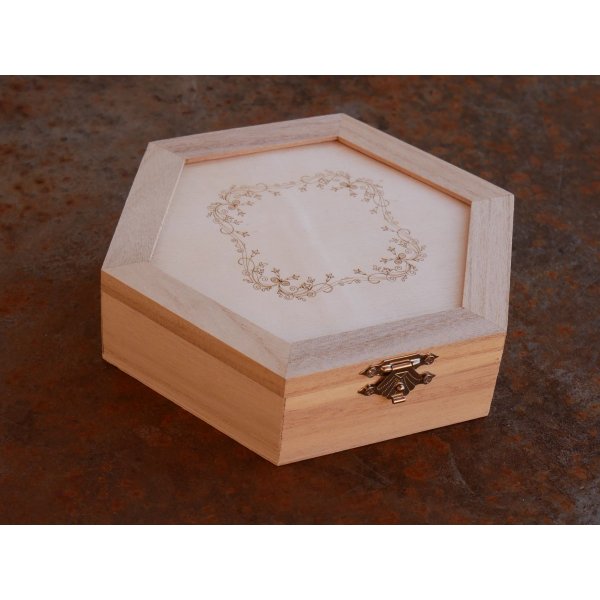 Coffret bois &agrave; personnaliser Superduos en 6 coloris