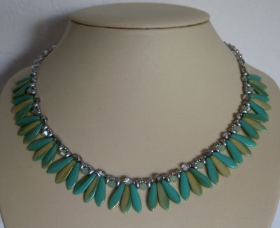 Collier Dagos Turquoise en kit