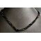 Collier en kit &agrave; facettes noir