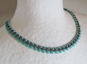 Collier en kit Pip turquoise