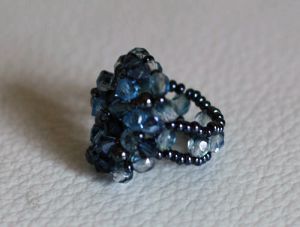 Kit bague  Bounty Bleu Hématites