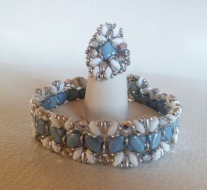 Kit bague Iceland bleu