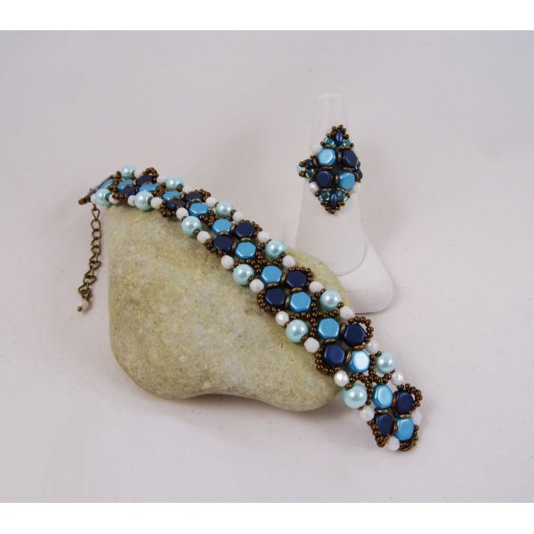 Kit bague Mielos Bleu