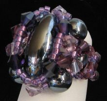 Kit bague Molene Hématite Violet