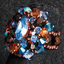 Kit bague Rodrigues Aqua bronze