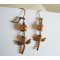 Kit Boucles d'oreilles Libellule perles cuivre