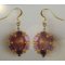 Kit boucles d'oreilles Somerset Orange Ambrée