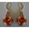 Kit boucles d'oreilles Tila Cub' Orange