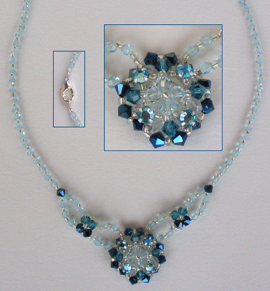 Kit collier Addison bleu