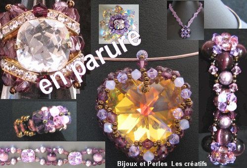 Pendentif en kit coeur Amethyste