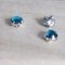 Strass 4 mm Indicolite x 10