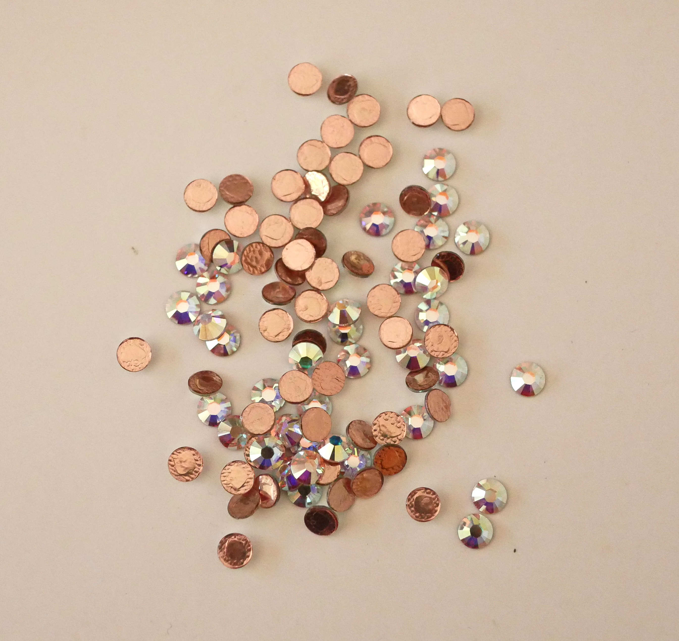 Strass SS16 krystal ab hotfix x12
