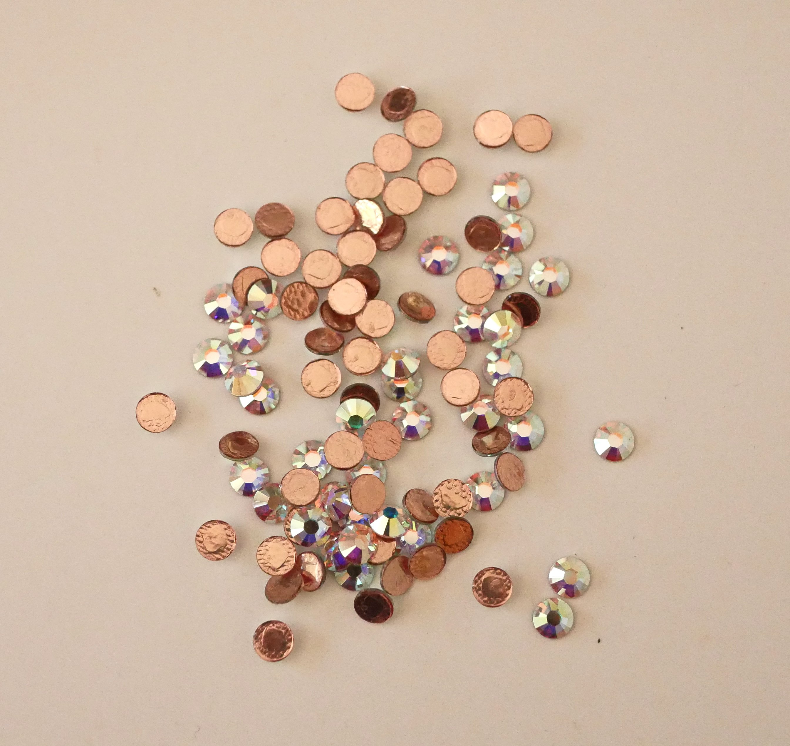 Strass SS16 krystal ab hotfix x12
