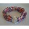 Trio de bracelets Twin Corail/Mauve en kit